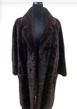 Real small natural mink coat