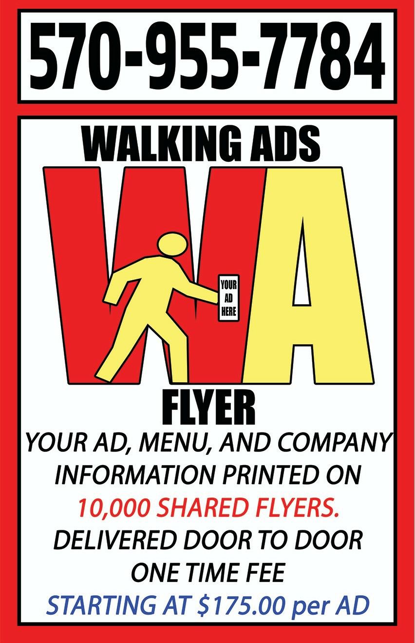 Walking Ads Flyer Ad Space