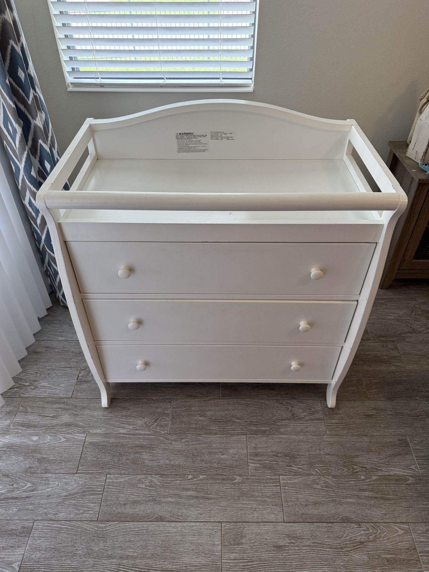 3 Drawer changing table