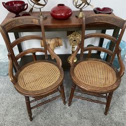 Antique Wicker Chairs 