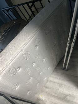 Twin mattress and frame