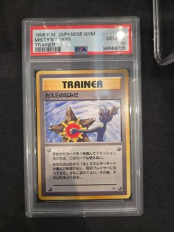 Banned Pokemom Card Misty's Tears PSA 10