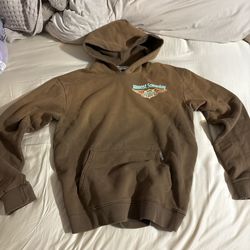 Brown Almost Someday Hoodie Size Medium 