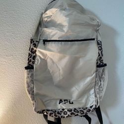 APL leopard print packable lightweight backpack like new 