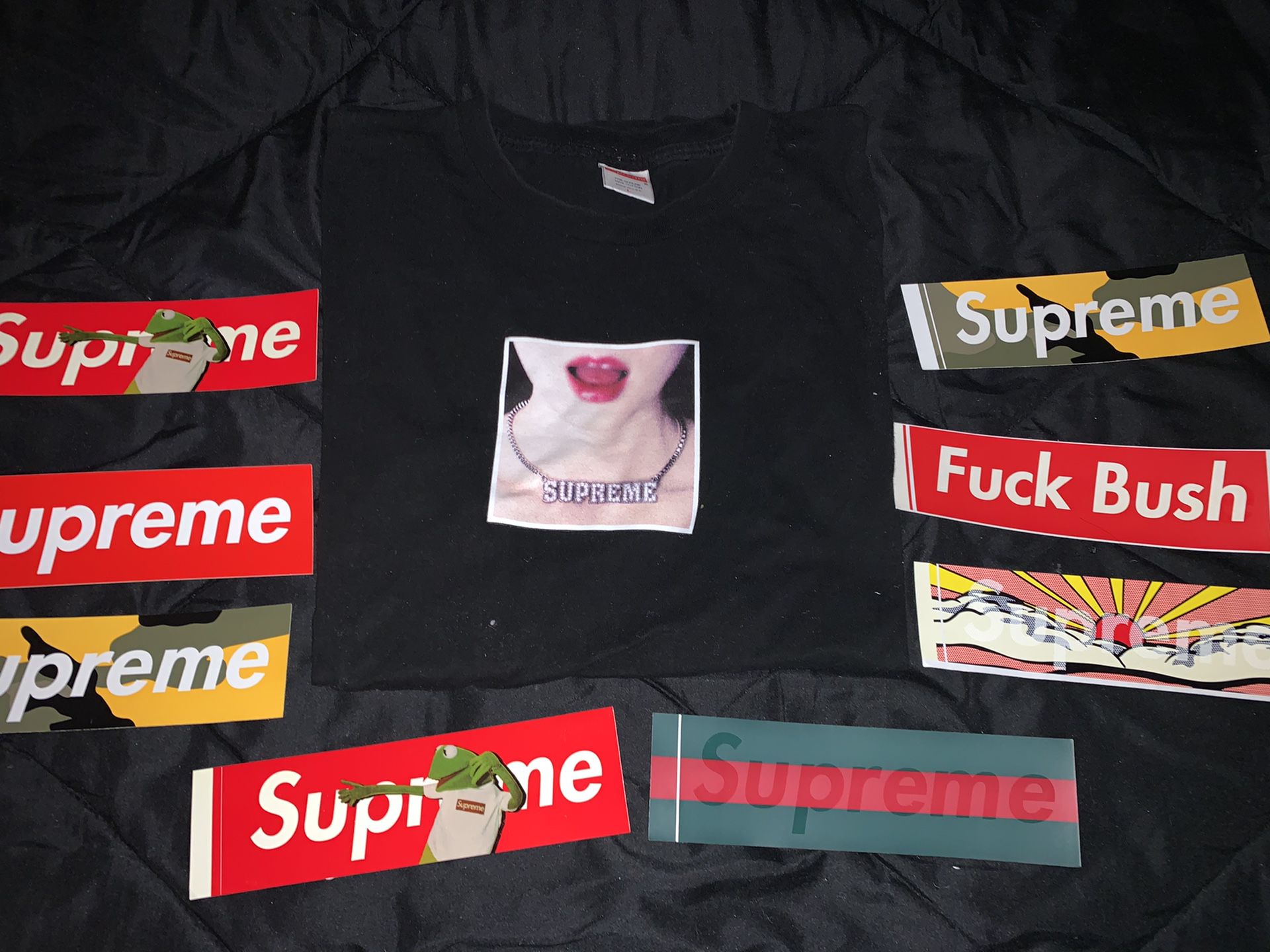 Supreme Necklace Tee M