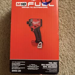 Milwaukee 1/4" Hex Impact Driver