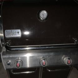 Very Heavy Weber Genesis Edition Propane BBQ Grill 3 Burners Large
