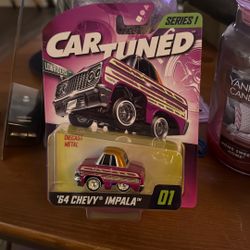 Car Tuned Diecast ‘64 Chevy Impala (Lowrider) (ADJUSTABLE SUSPENSION) SERIES 1