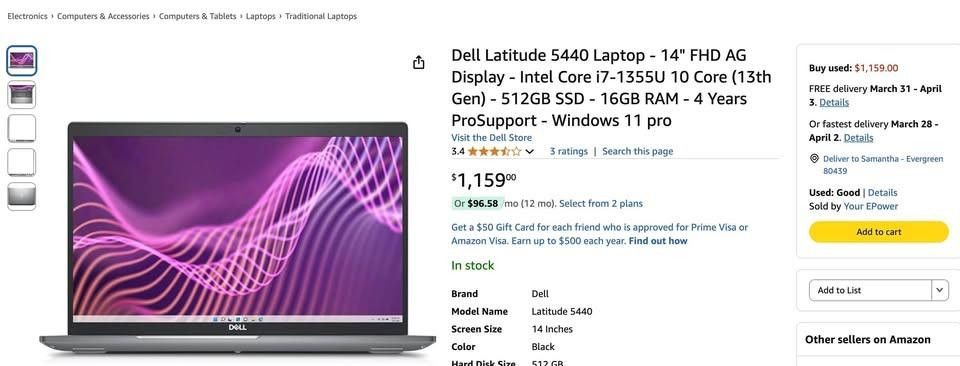 Brand New Dell Latitude 5440