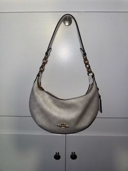 white coach purse
