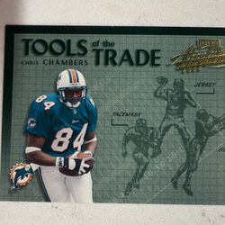 2002 Absolute Memorabilia Tools of the Trade #TT15 Chris Chambers - FB