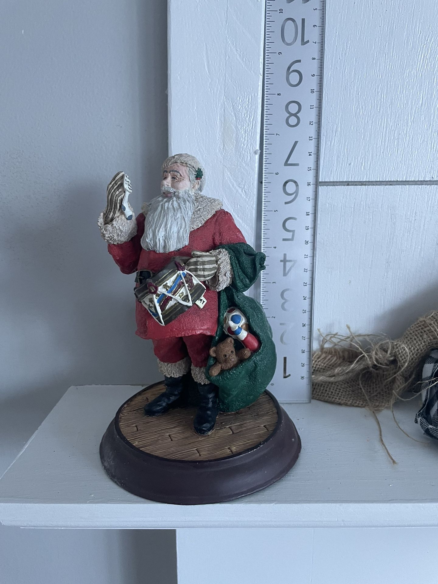 Vintage Norman Rockwell Santa Figurine