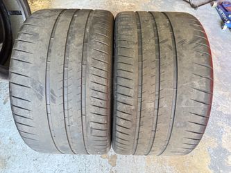 Two Tires 315/30/21 Michelin Pilot Sport Cup 2 with 80% Left like new pair amazing deal