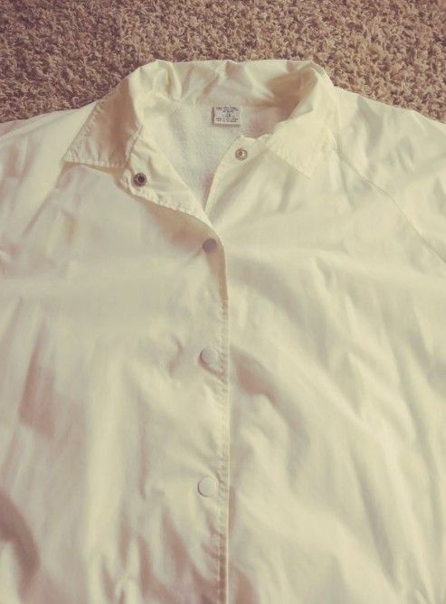 White Snap Jacket - XL