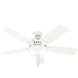New Hunter 52-inch white ceiling fan 