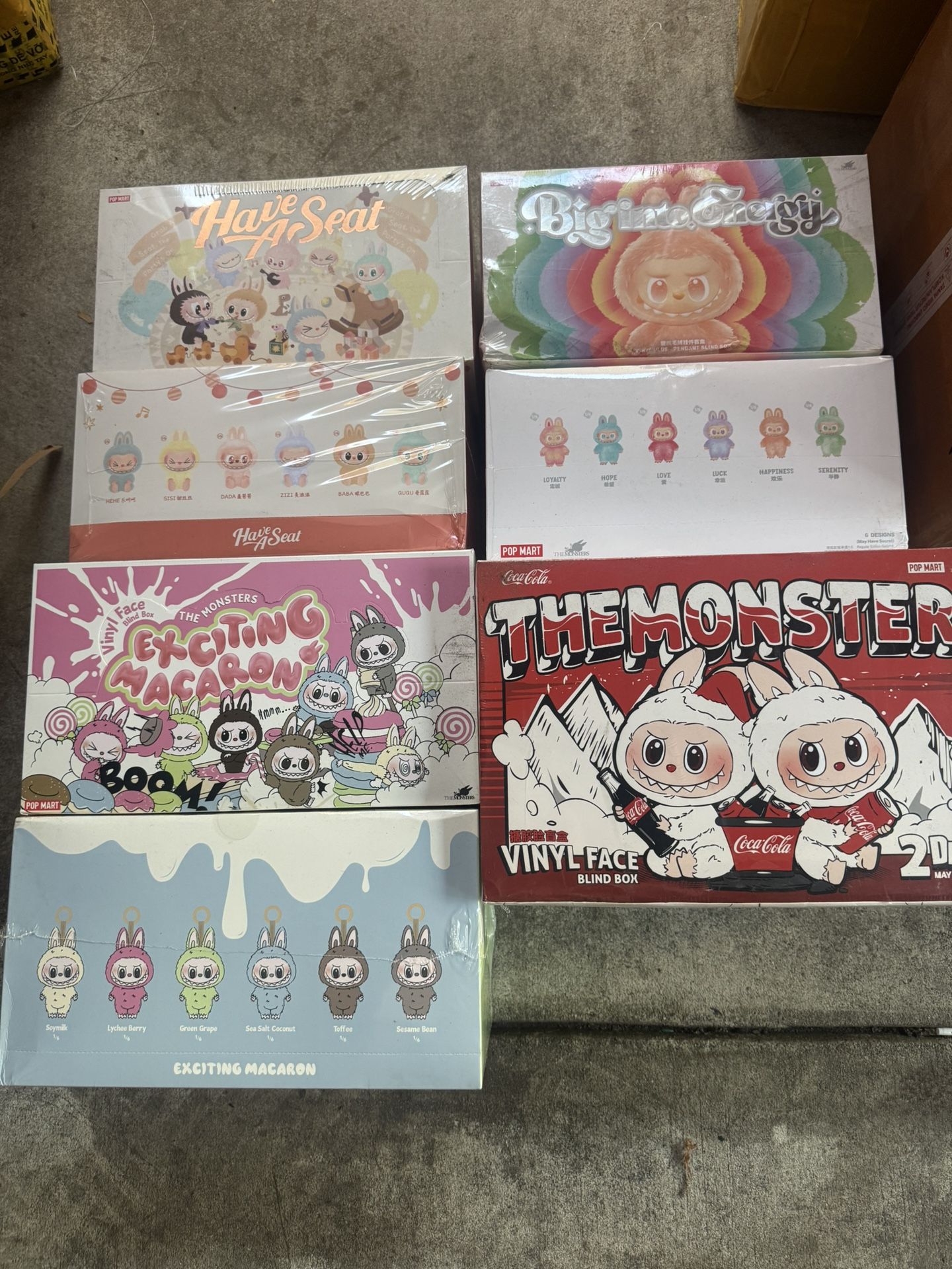 Labubu V1,v2,v3, Coca Cola Popmart