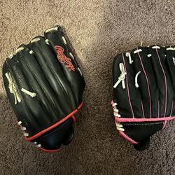 softball gloves