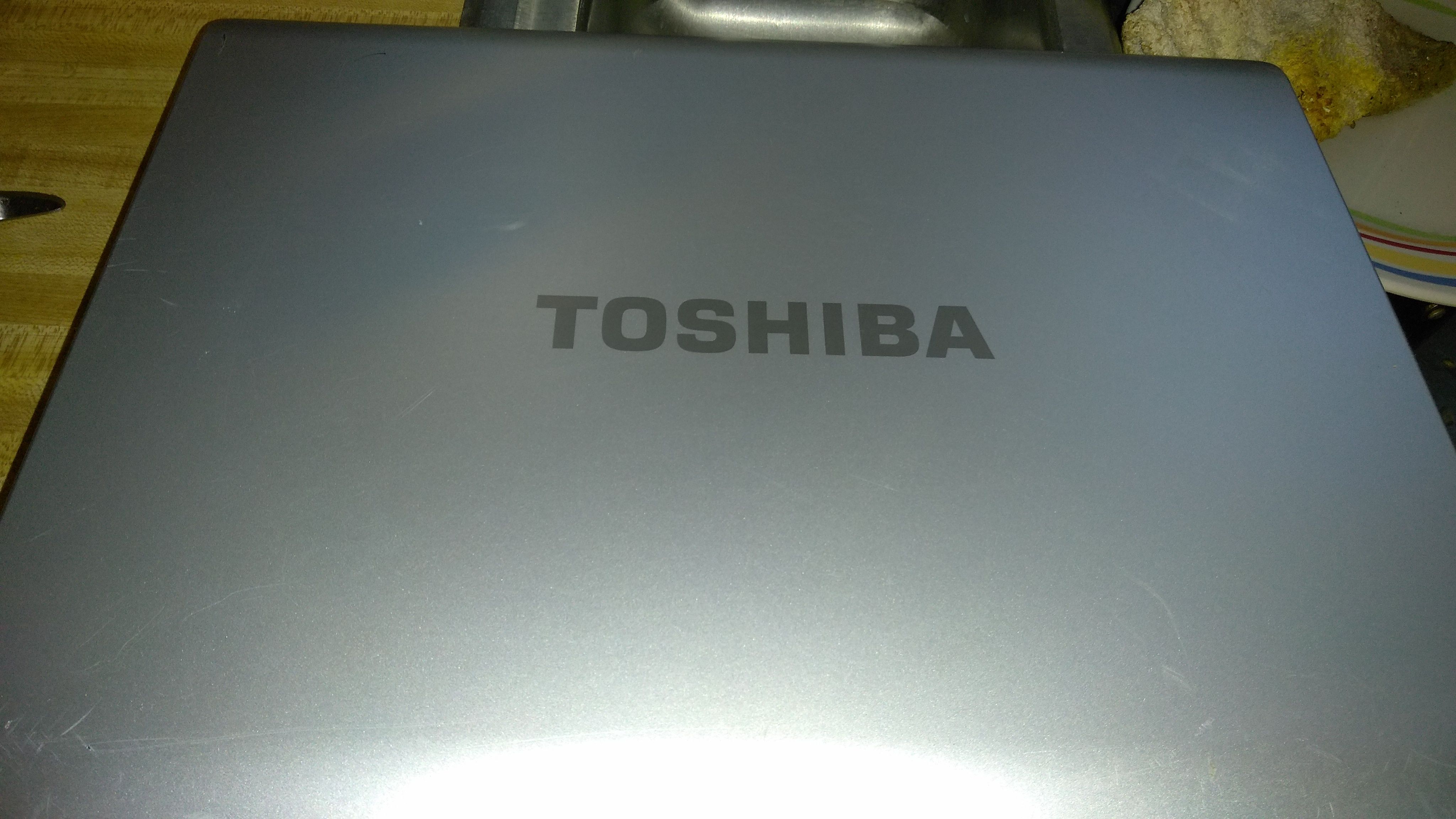 Toshiba laptop, no charger, missing 5 keys, but works