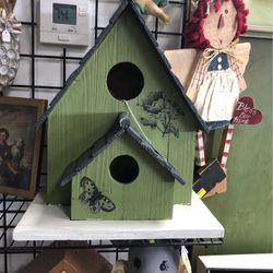 Hand Painted Bird House