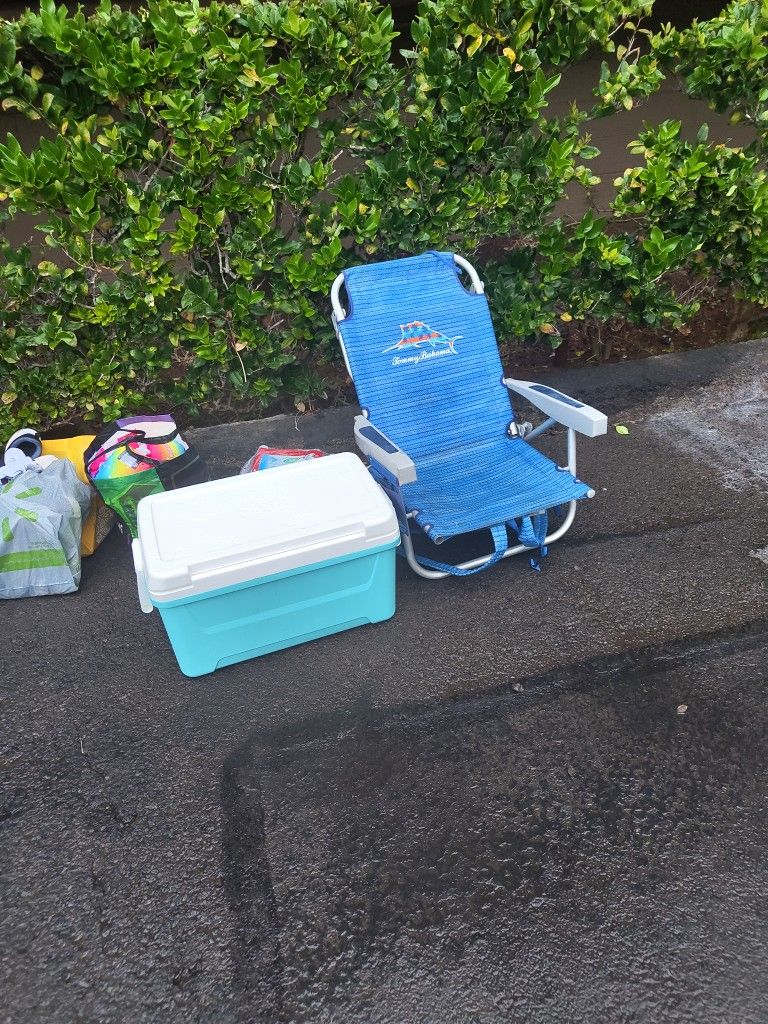 Ice Chest & Chair