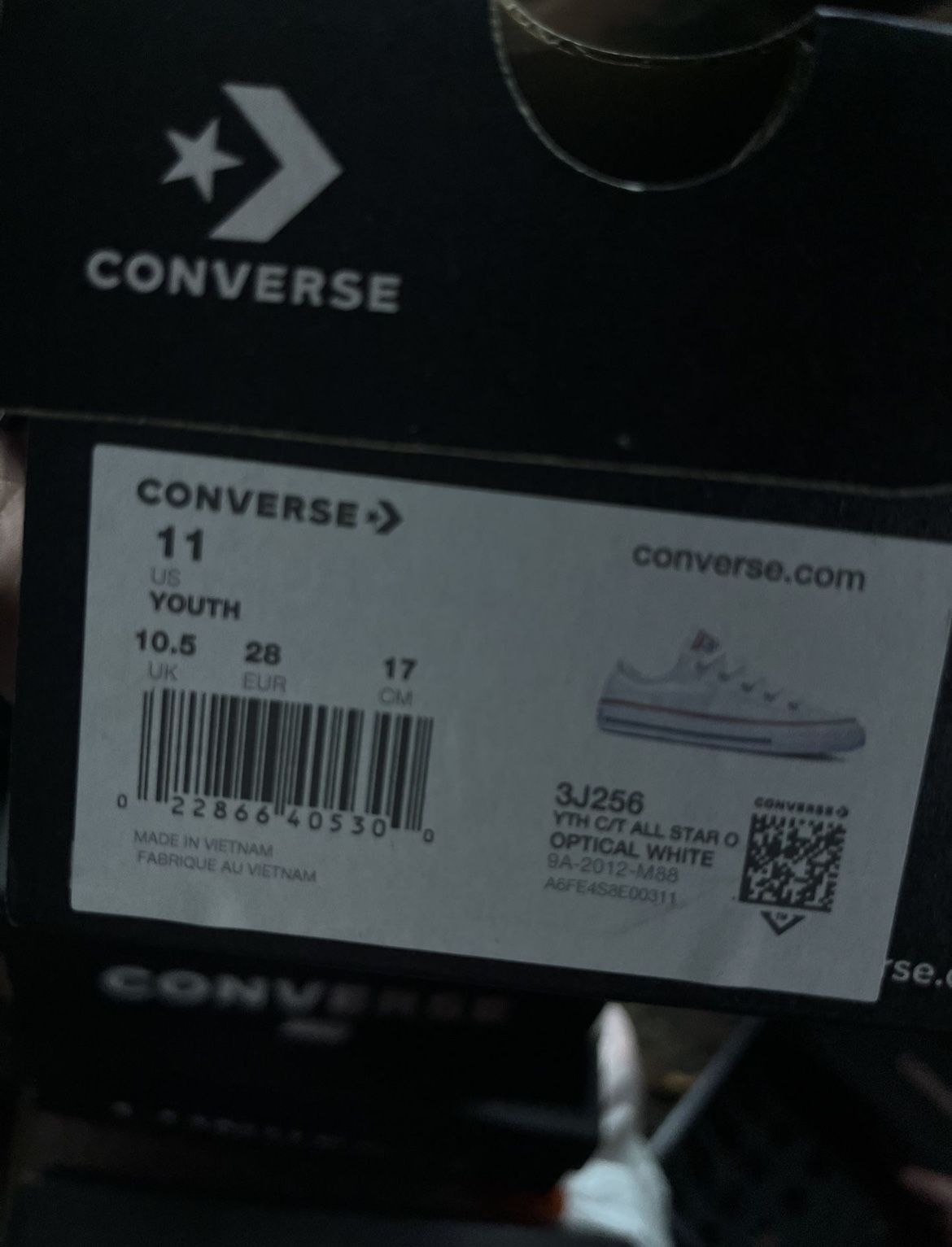 White Converse Brand New