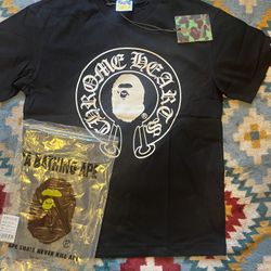 Chrome Hearts Bape Tee Size Small And Medium Available 