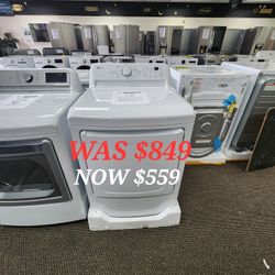 7.3 Cu. Ft. Vented Electric Dryer In White With Sensor