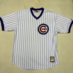 VTG 00s Majestic Cooperstown Collection Chicago Cubs Jersey Cool Base Men Size 2XT 