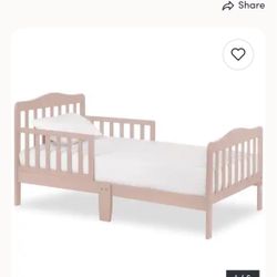 Pink Toddler Bed / Child Bed / Montessori Bed Low to The Ground