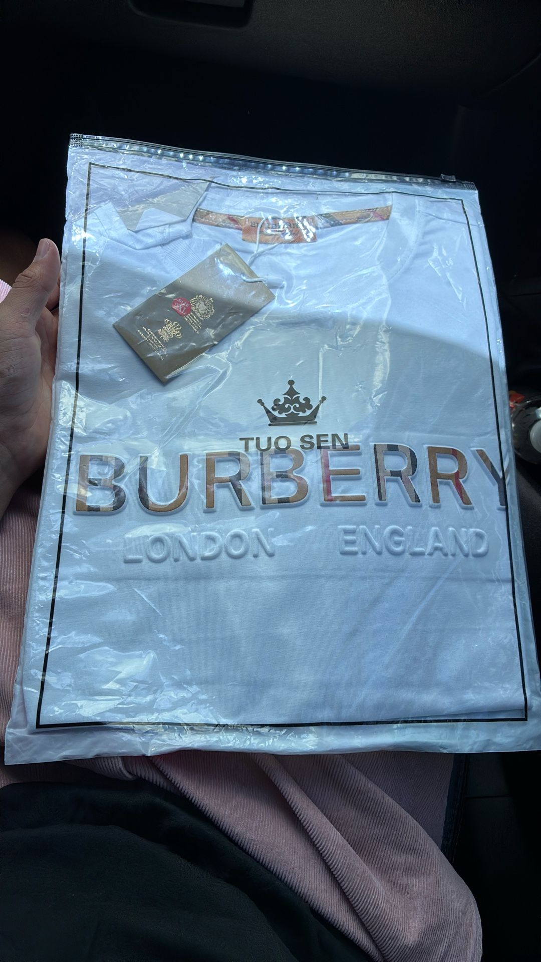Burberry white shirt, summer clothing, ysl shirt, white-T, white shirt, Burberry, Men