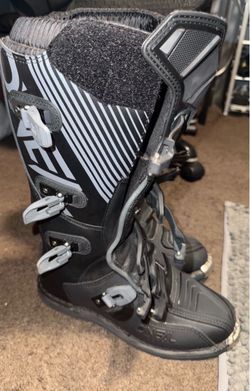 O'Neal Motocross Boots Black and Gray