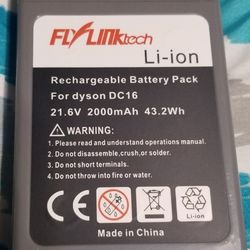Flylinktech Rechargeable Battery Pack For Dyson DC16