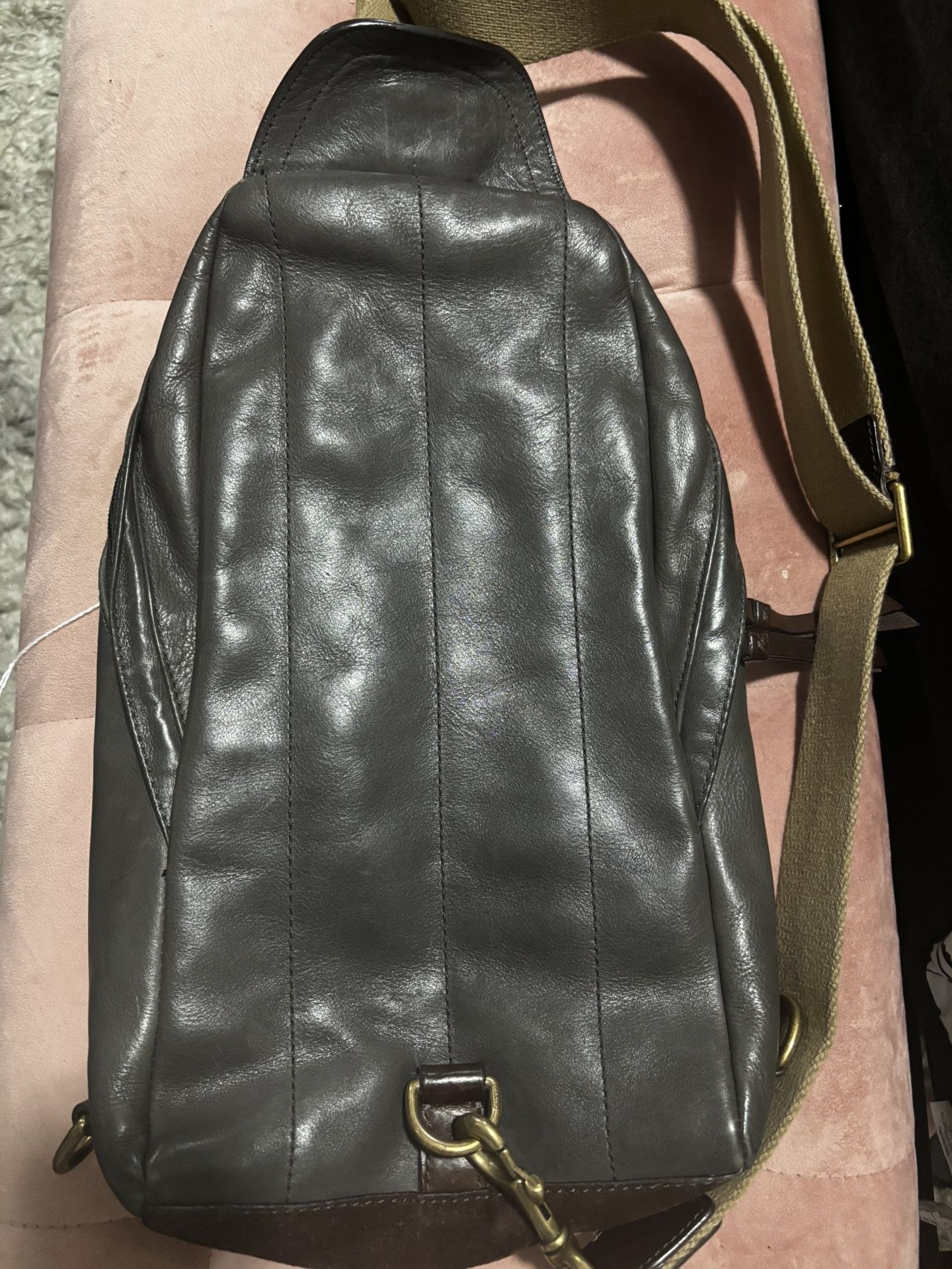 Coach Shoulder Bag 70796 Bleecker Leather Colorblock Convertible 