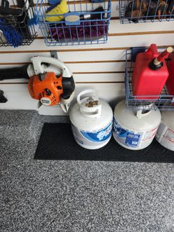 Empty propane tanks