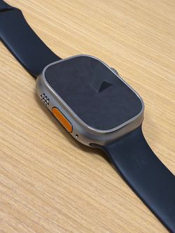Apple Watch Ultra Titanium with Black Band