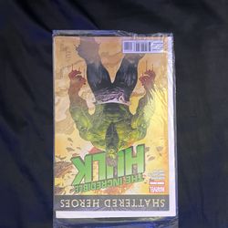 Marvel, comic book shattered heroes the Incredible Hulk