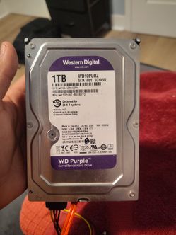 WD Purple 1TB Surveillance Hard Drive