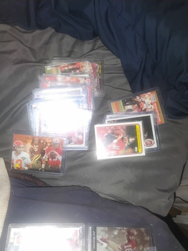 25 Different Original Joe Montana Cards 49ers