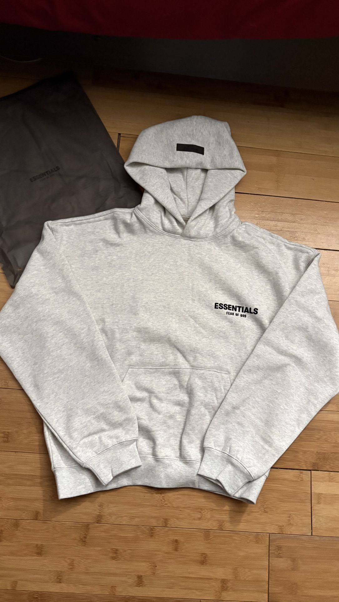 Light Oatmeal Essentials Hoodie