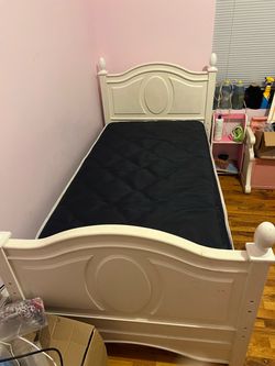 Convertible White Twin Bunk Bed / 2 Twin Beds with Mattresses  or Best Offer
