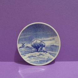 Vintage Rorstrand Sweden Blue White Trinket Dishes 3” - Good Condition. 