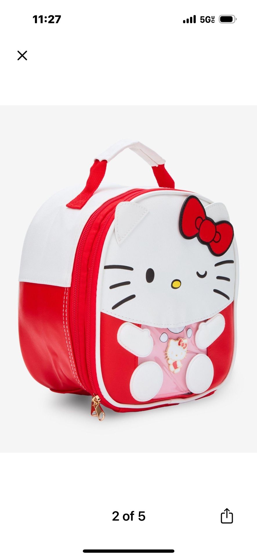 Hello Kitty Pin Collector Lunch Bag-More Lunch Boxes In Profile ❤️