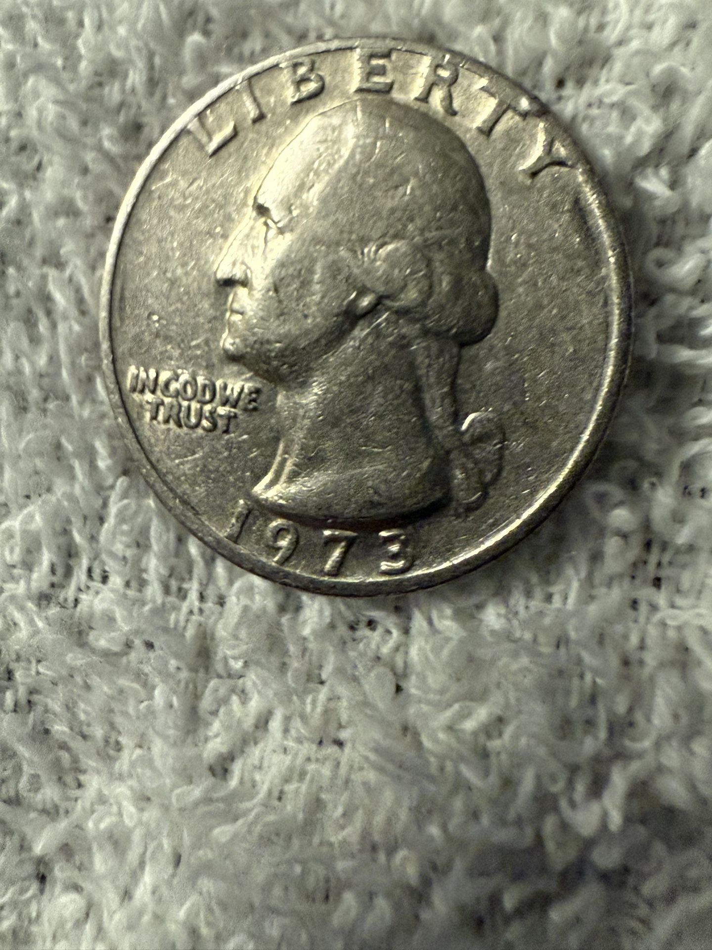 Rare 1973 No Mint Quarter