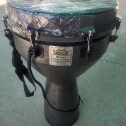 Remo Mondo Djembe World Percussion 16" Needs New Drum Head