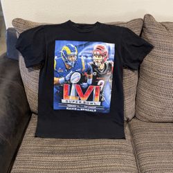 Size Medium, Super Bowl Rams V.S Bengals T-Shirt.