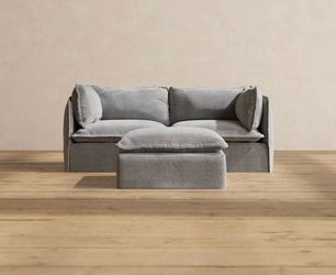LOVE SEAT + OTTOMAN washable cover
