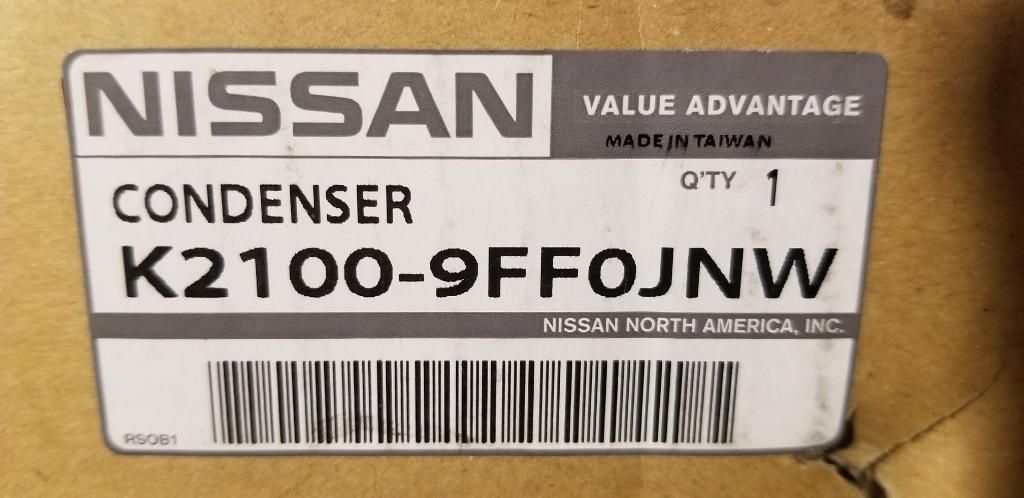 OEM Nissan Titan AC Condenser