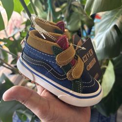 Vans Sk8 Mid Reissue V Mte-1 Toddler Boots / Brown Multi Color 