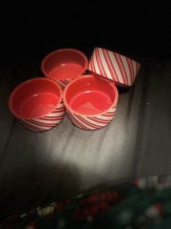 Candy Cane Dishes