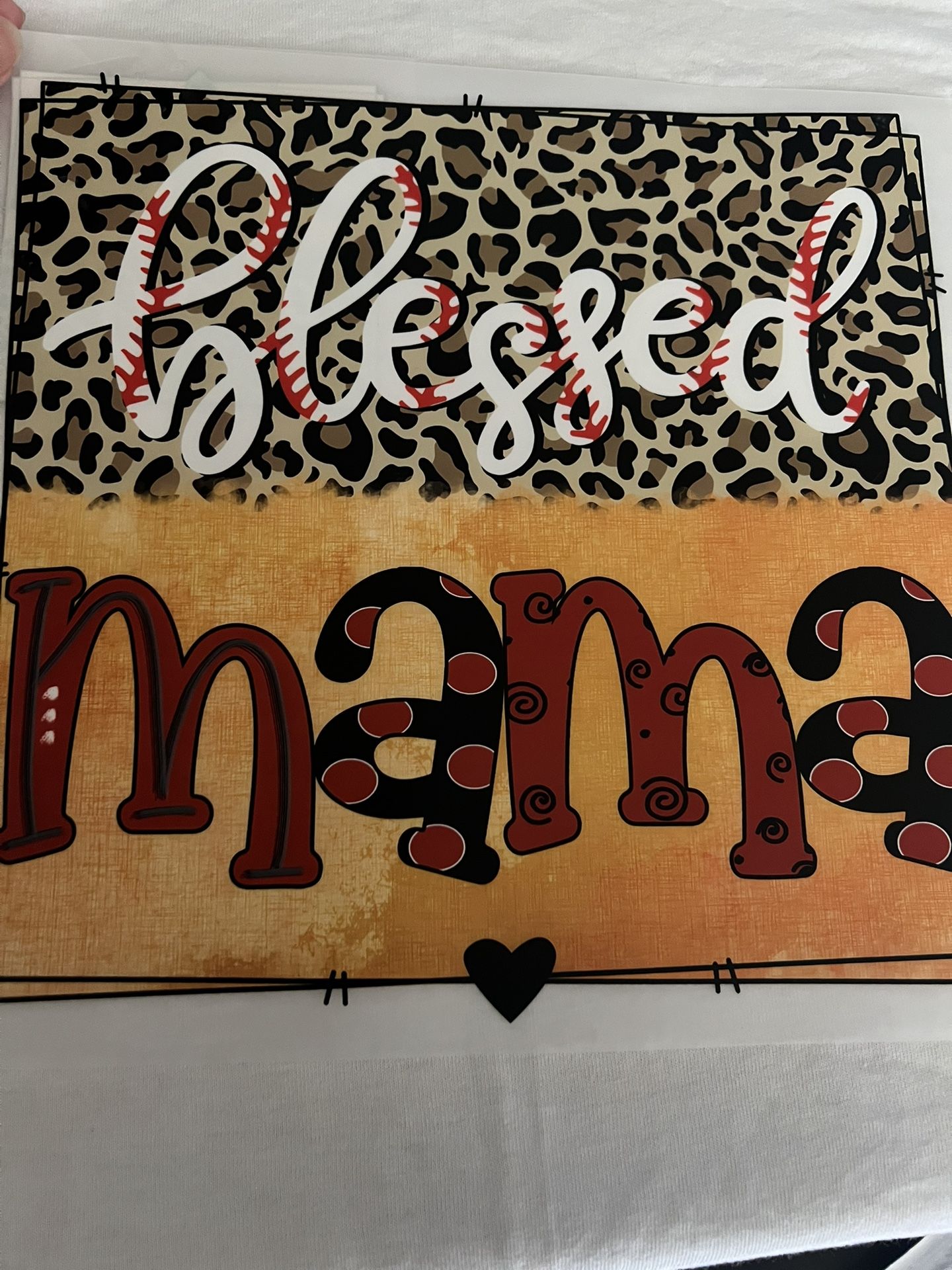 Blessed Mama / Mom / Mom Shirts / Baseball / Sports